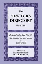 New York Directory for 1786 af H J Sachs