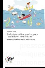 Techniques d'Immersion Pour l'Estimation Non Lineaire af Iclea-A