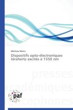 Dispositifs Opto-Electroniques Terahertz Excites A 1550 NM af Martin-M