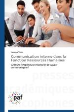 Communication Interne Dans La Fonction Ressources Humaines af Tiote-L