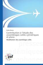 Contribution A L Etude Des Assemblages Colles Cylindriques Et Plans af Nemes-O