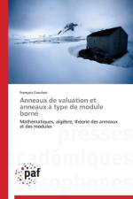 Anneaux de Valuation Et Anneaux A Type de Module Borne af Couchot-F