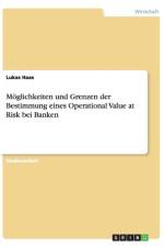 Moglichkeiten Und Grenzen Der Bestimmung Eines Operational Value at Risk Bei Banken af Lukas Haas
