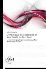 Dynamique de Coordination Spontanee de l'Ecriture af Sallagoity-I