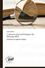 L Uvre Journalistique de Mongo Beti af Adabra-K