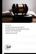 L'effet horizontal de la convention europeenne des droits de l'homme af Duymaz-E