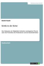 Kritik in der Krise af Daniel Kusch