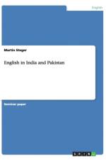 English in India and Pakistan af Martin Steger