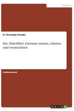 Die Zitierfibel af H Christoph Geuder