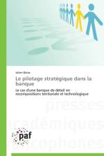 Le Pilotage Strategique Dans La Banque af Batac-J