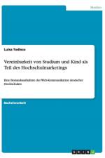 Vereinbarkeit von Studium und Kind als Teil des Hochschulmarketings af Luisa Todisco
