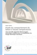 Etude Du Comportement Du Beton A Hautes Temperatures af Sabeur-H