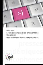 Le Chat En Tant Que Phenomene Langagier af Lorenz-P