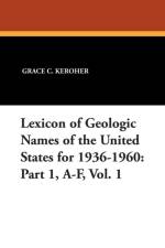 Lexicon of Geologic Names of the United States for 1936-1960 af Grace C Keroher