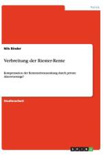 Verbreitung der Riester-Rente af Nils Binder