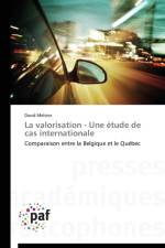La Valorisation - Une Etude de Cas Internationale af Melviez-D