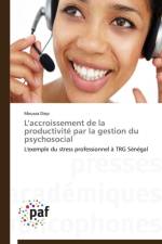 L'Accroissement de la Productivite Par La Gestion Du Psychosocial af Diop-M