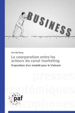 Coorperation Entre Les Acteurs Du Canal Marketing af Dang-V