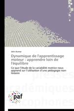 Dynamique de l'Apprentissage Moteur af Komar-J