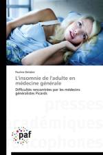 L'Insomnie de l'Adulte En Medecine Generale af Delabre-P