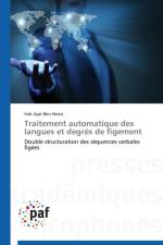 Traitement Automatique Des Langues Et Degres de Figement af Henia-I