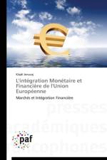 L'Integration Monetaire Et Financiere de l'Union Europeenne af Jonuzaj-K