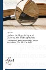 Insecurite Linguistique Et Litteratures Francophones af Coly-Y