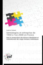 Semiologies Et Entreprise de 1950 A L an 2000 En France af Chabaud-S