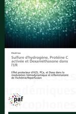Sulfure d'Hydrogene, Proteine C Activee Et Dexamethasone Dans l'I/R af Issa-K