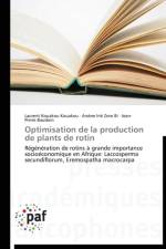 Optimisation de la Production de Plants de Rotin af Collectif