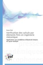 Verification Des Calculs Par Elements Finis En Ingenierie Mecanique af Pled-F