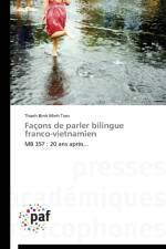 Facons de Parler Bilingue Franco-Vietnamien af Minh Tran-T