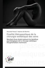 Finalite Therapeutique de la Chirurgie Esthetique Des Seins af Collectif