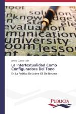 Intertextualidad Como Configuradora Del Tono af Cuevas Leon Leticia
