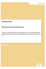 Rating und Kreditzinsen af Christian Hose
