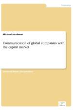 Communication of global companies with the capital market af Michael Strohmer