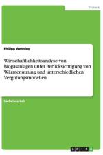 Wirtschaftlichkeitsanalyse von Biogasanlagen af Philipp Wenning
