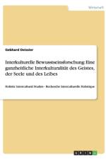 Interkulturelle Bewusstseinsforschung af Gebhard Deissler