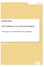 Diversifikation von Unternehmungen af Daniela Schulz