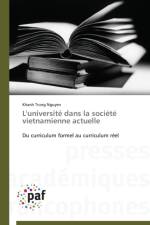 L'Universite Dans La Societe Vietnamienne Actuelle af Nguyen-K