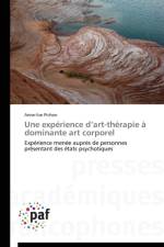 Une Experience D Art-Therapie A Dominante Art Corporel af PICHON-A