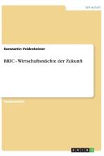 BRIC - Wirtschaftsmachte der Zukunft af Konstantin Veidenheimer