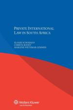 Private International Law in South Africa af Elsabe Schoeman