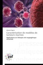 Caracterisation de Modeles de Tumeurs Murines af Seguin-J