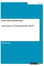 Feature in Zeitung, Radio und TV af Cedric Fritsch