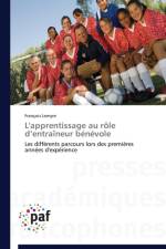 L'Apprentissage Au Role D Entraineur Benevole af Lemyre-F