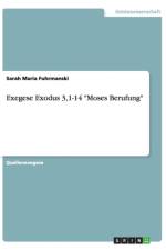 Exegese Exodus 3,1-14 Moses Berufung af Sarah Maria Fuhrmanski