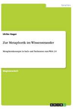 Zur Metaphorik Im Wissenstransfer af Ulrike Hager