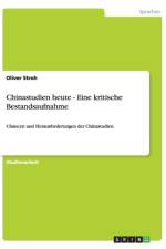 Chinastudien Heute - Eine Kritische Bestandsaufnahme af Oliver Stroh