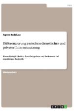 Differenzierung zwischen dienstlicher und privater Internetnutzung af Agnes Badziura